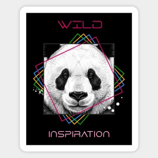 Panda Bear Wild Nature Animal Illustration Art Drawing Magnet